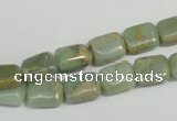 CNS254 15.5 inches 8*10mm rectangle natural serpentine jasper beads