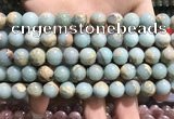 CNS302 15.5 inches 8mm round natural serpentine jasper beads