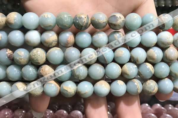 CNS302 15.5 inches 8mm round natural serpentine jasper beads