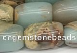 CNS312 15.5 inches 12*16mm drum serpentine jasper beads