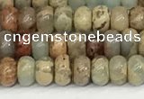 CNS323 15.5 inches 2.5*4mm rondelle serpentine jasper beads