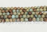 CNS332 15.5 inches 8mm round serpentine jasper beads wholesale