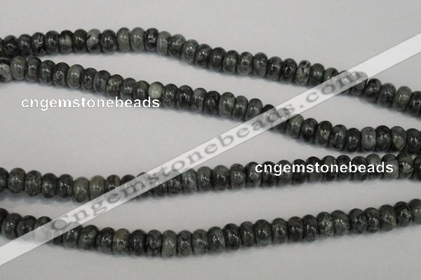 CNS412 15.5 inches 5*8mm rondelle natural serpentine jasper beads