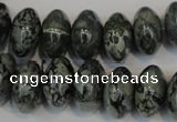 CNS415 15.5 inches 10*16mm rondelle natural serpentine jasper beads