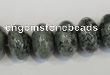 CNS416 15.5 inches 12*18mm rondelle natural serpentine jasper beads