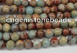 CNS61 15.5 inches 6mm round natural serpentine jasper beads