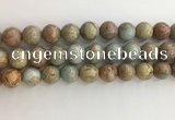 CNS704 15.5 inches 12mm round serpentine jasper beads wholesale