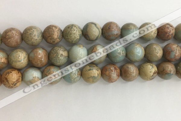 CNS704 15.5 inches 12mm round serpentine jasper beads wholesale