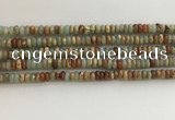 CNS712 15.5 inches 2*4mm rondelle serpentine jasper beads wholesale