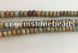 CNS714 15.5 inches 5*8mm rondelle serpentine jasper beads wholesale