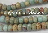 CNS72 15.5 inches 5*8mm rondelle natural serpentine jasper beads