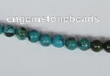 CNT02 16 inches 6mm round natural turquoise beads wholesale