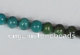 CNT03 16 inches 8mm round natural turquoise beads wholesale