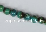 CNT04 16 inches natural turquoise 8mm round beads wholesale