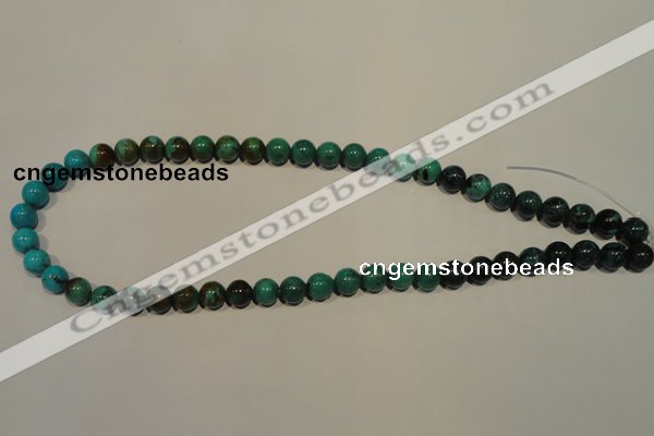 CNT104 15.5 inches 8mm round natural turquoise beads wholesale