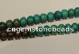 CNT111 15.5 inches 4*7mm rondelle natural turquoise beads wholesale