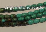 CNT115 15.5 inches 4*6mm teardrop natural turquoise beads wholesale