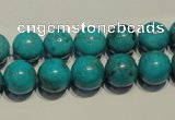 CNT148 15.5 inches 10mm round natural turquoise beads wholesale