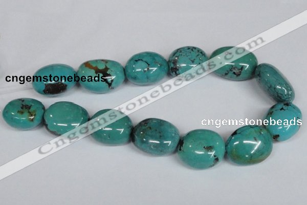 CNT15 16 inches 24-32mm nugget natural turquoise beads wholesale