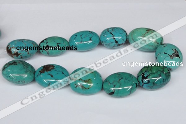 CNT16 16 inches 26-35mm nugget natural turquoise beads wholesale