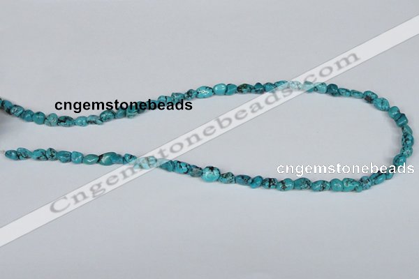 CNT17 16 inches natural turquoise chip beads wholesale