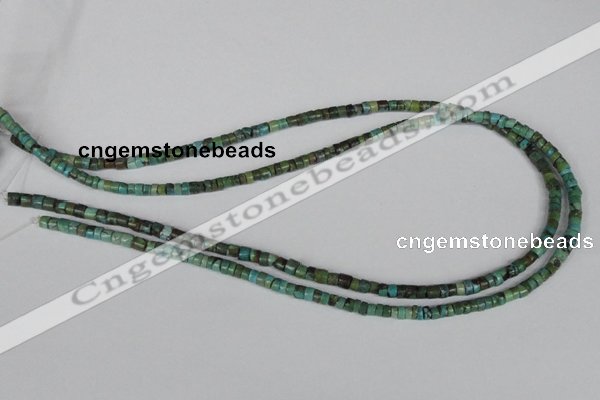 CNT19 16 inches 2-4mm heishi natural turquoise beads wholesale