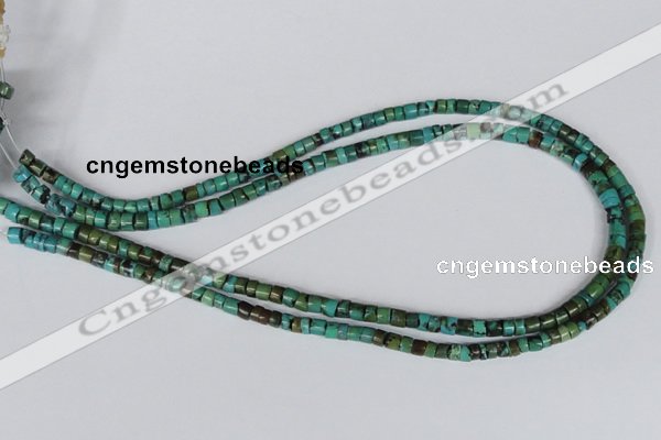 CNT20 16 inches 3-5mm heishi natural turquoise beads wholesale