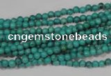 CNT202 15.5 inches 3mm round natural turquoise beads wholesale