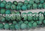 CNT206 15.5 inches 6mm round natural turquoise beads wholesale