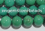 CNT209 15.5 inches 10mm round natural turquoise beads wholesale