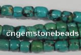 CNT212 15.5 inches 7*4mm – 7*6mm drum natural turquoise beads wholesale