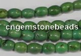 CNT214 15.5 inches 6*8mm drum natural turquoise beads wholesale