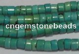 CNT218 15.5 inches 3.5*4.5mm heishi natural turquoise beads wholesale