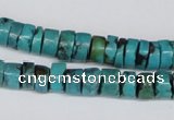 CNT23 16 inches 4-9mm heishi natural turquoise beads wholesale