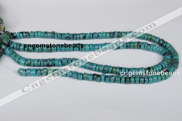 CNT23 16 inches 4-9mm heishi natural turquoise beads wholesale