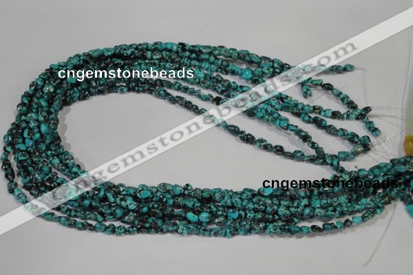 CNT240 15.5 inches 4*5mm - 5*8mm nuggets natural turquoise beads