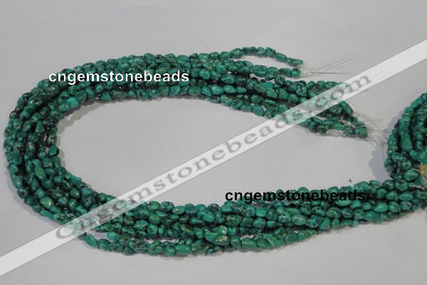 CNT241 15.5 inches 4*5mm - 5*8mm nuggets natural turquoise beads