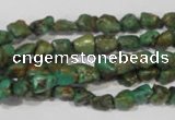 CNT242 15.5 inches 5*6mm - 6*10mm nuggets natural turquoise beads