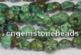 CNT243 15.5 inches 8*10mm - 10*14mm nuggets natural turquoise beads