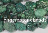 CNT247 15.5 inches 8*10mm - 13*18mm nuggets natural turquoise beads