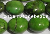 CNT256 15.5 inches 18*23mm nuggets natural turquoise beads wholesale