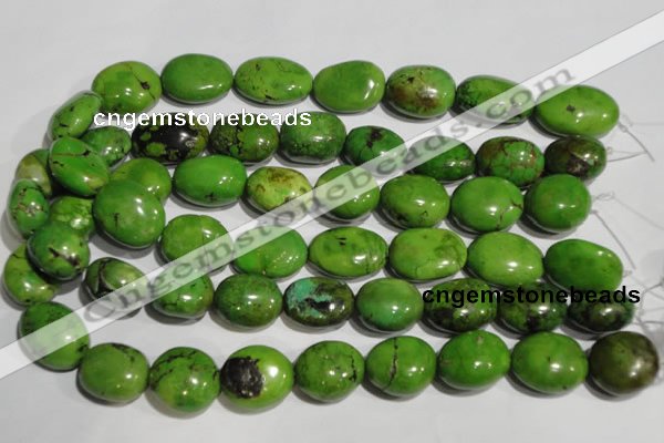 CNT256 15.5 inches 18*23mm nuggets natural turquoise beads wholesale