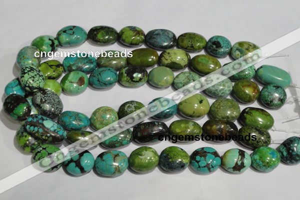 CNT258 15.5 inches 17*23mm nuggets natural turquoise beads wholesale