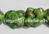 CNT282 15.5 inches 20*24mm - 25*28mm nuggets natural turquoise beads