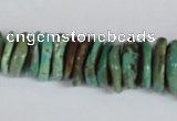 CNT30 16 inches multi-size natural turquoise chip beads wholesale