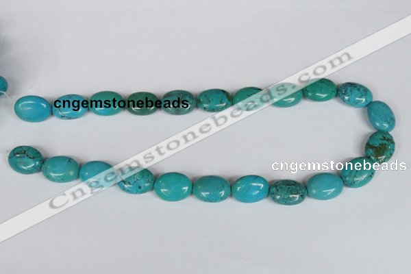 CNT35 16 inches 15*20mm oval natural turquoise beads wholesale