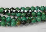 CNT351 15.5 inches 6mm round turquoise beads wholesale