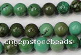 CNT353 15.5 inches 10mm round turquoise beads wholesale