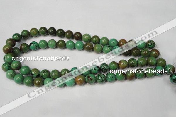 CNT354 15.5 inches 12mm round turquoise beads wholesale