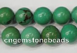 CNT355 15.5 inches 14mm round turquoise beads wholesale